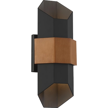 Quoizel Chasm Outdoor Wall Lantern CHS8307MBK
